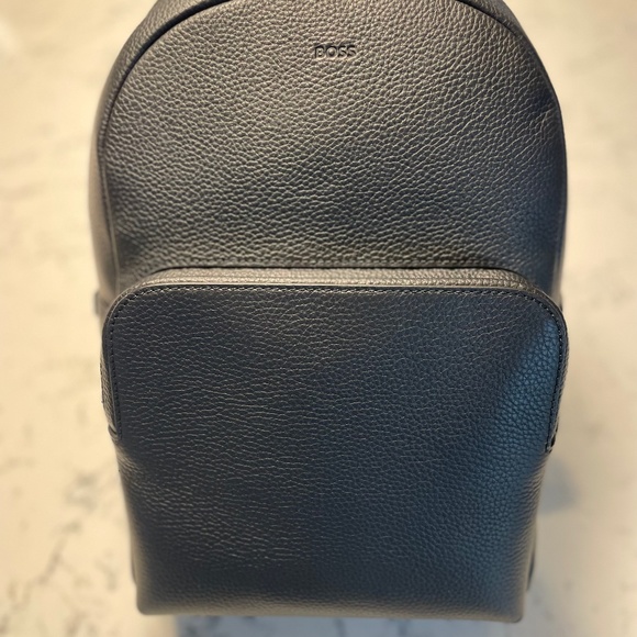 Brand New Hugo Boss Leather Backpack. - Picture 1 of 6